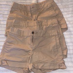 NWOT lot of old navy khaki shorts